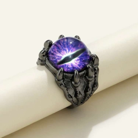 Men's Monster Claw Eye Ring - Picture 4 of 6